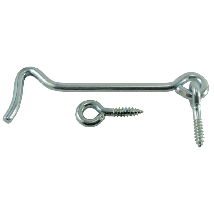 3/16" x 4" Gate Hooks & Eyes