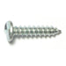 #12 x 1" Zinc Plated Steel One-Way Slotted Pan Head Sheet Metal Screws