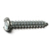 #12 x 1-1/4" Zinc Plated Steel One-Way Slotted Pan Head Sheet Metal Screws