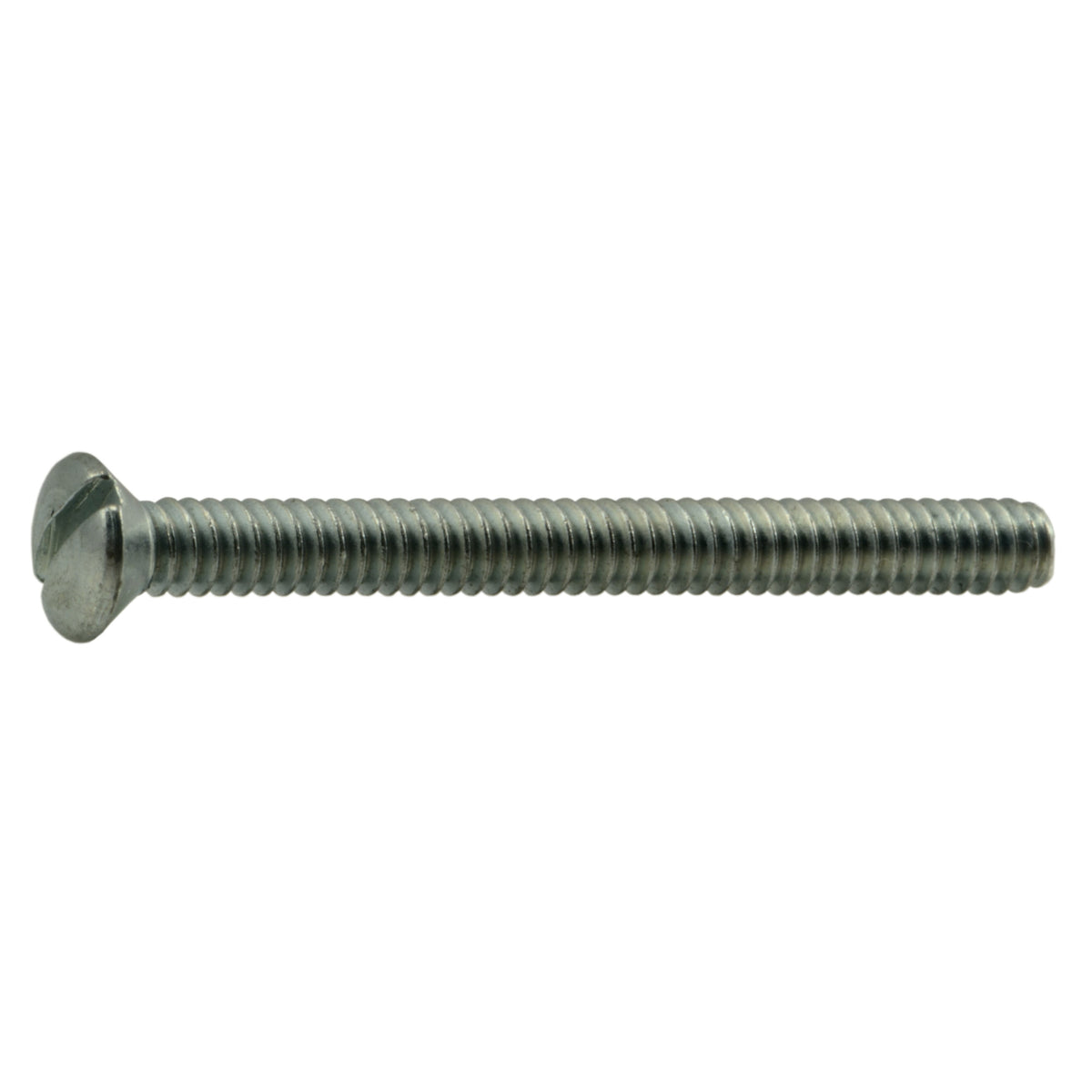 #6-32 x 1-1/2" Zinc Plated Steel Coarse Thread Slotted Oval Head Switch Plate Screws
