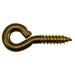 3/16" x 5/16" x 1-5/8" #206 Solid Brass Screw Eyes