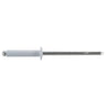 1/8" x 1/2" White Aluminum Blind Pop Rivets