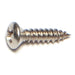 #4 x 1/2" 18-8 Stainless Steel Phillips Oval Head Sheet Metal Screws