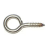 5/32" x 1/2" x 1-5/8" #8 18-8 Stainless Steel Eye Screws