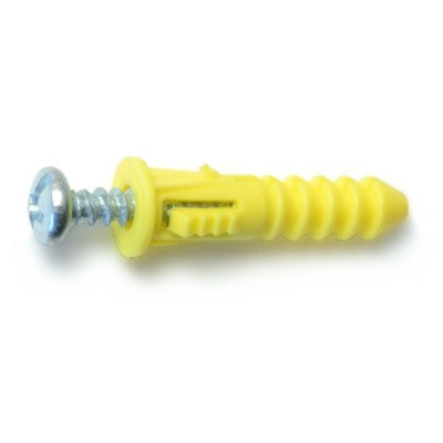 #4 to #8 x 7/8" Ribbed Plastic Anchors