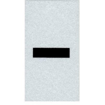 1" - Hyphen Straight Black Reflective