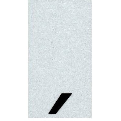 1" - Comma Straight Black Reflective