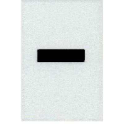 1.5" - Hyphen Straight Black Reflective