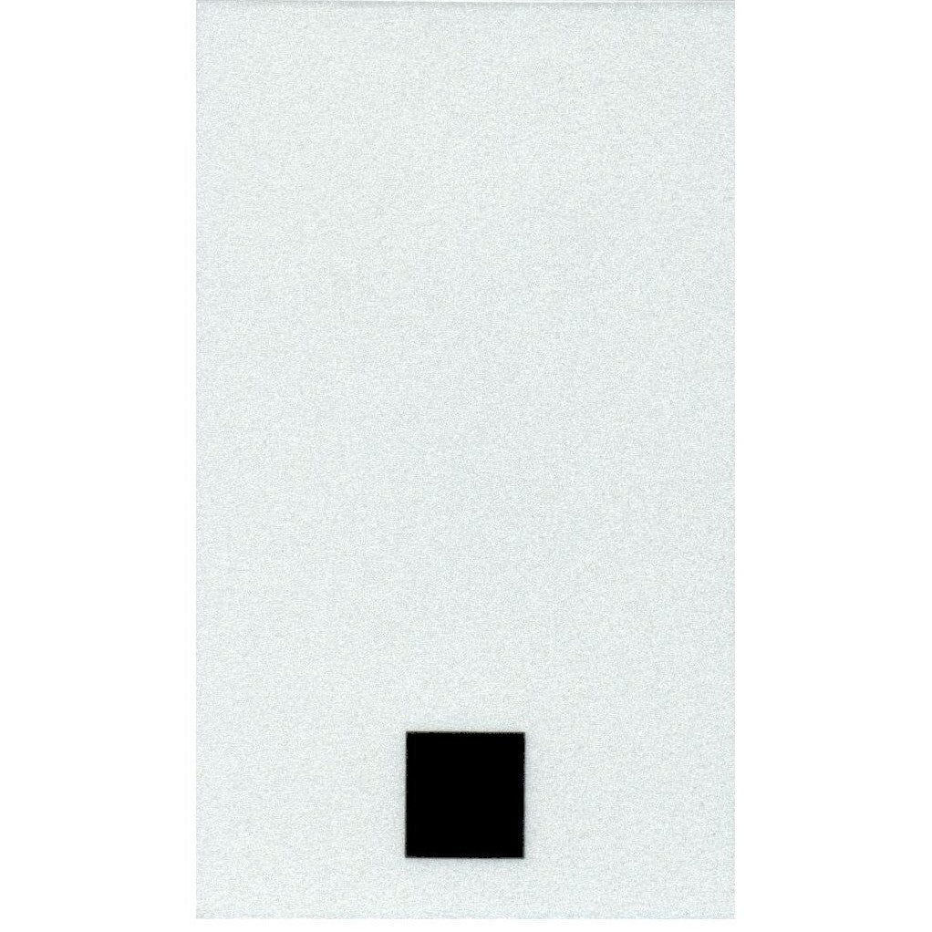3" - Period Straight Narrow Black Reflective
