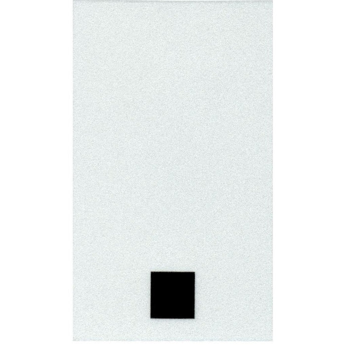3" - Period Straight Narrow Black Reflective