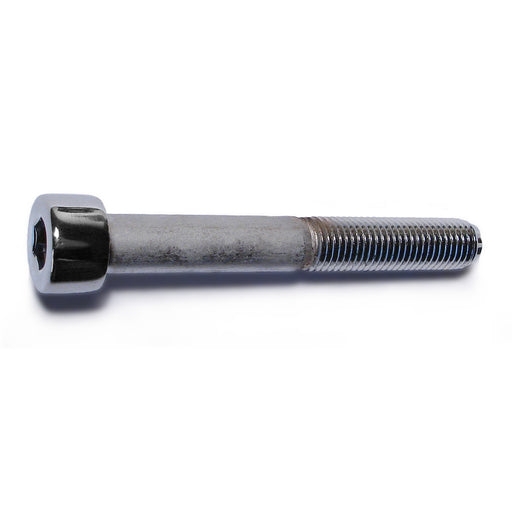 8mm-1.0 x 60mm Chrome Plated Class 12.9 Steel Fine Thread Smooth Head Hex Socket Cap Screws