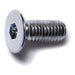 6mm-1.0 x 16mm Chrome Plated Class 10.9 Steel Coarse Thread Flat Head Hex Socket Cap Screws