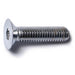 6mm-1.0 x 25mm Chrome Plated Class 10.9 Steel Coarse Thread Flat Head Hex Socket Cap Screws