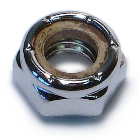 5/16"-18 Chrome Plated Steel Coarse Thread Thin Pattern Lock Nuts
