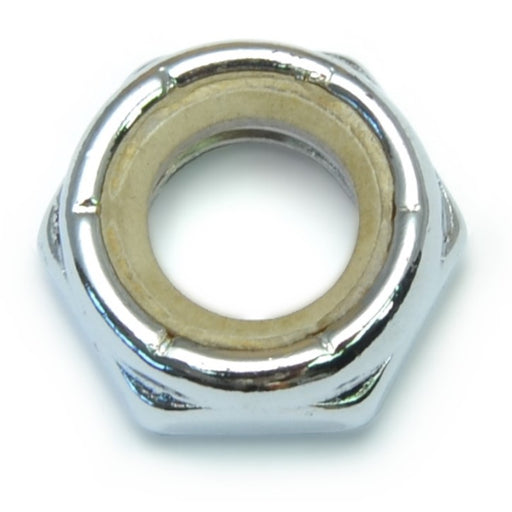5/8"-11 Chrome Plated Steel Coarse Thread Thin Pattern Lock Nuts