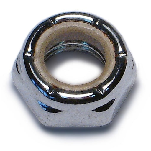 3/8"-24 Chrome Plated Steel Fine Thread Thin Pattern Lock Nuts