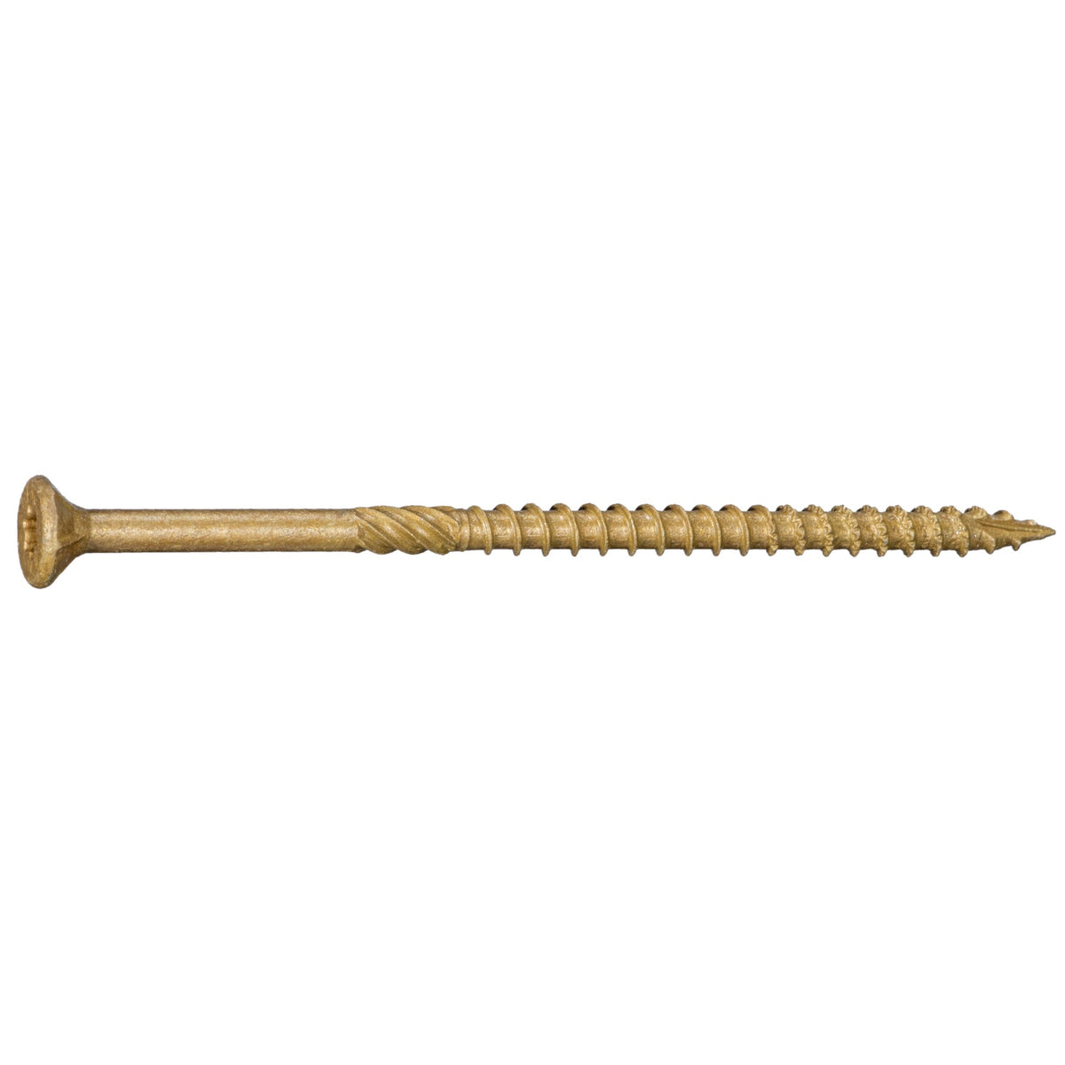 10 x 4" Star Drive Tan XL1500 Exterior Saberdrive Deck Screws