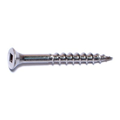 #8 x 1-5/8" 18-8 Stainless Steel Square Drive Bugle Head Deck Screws