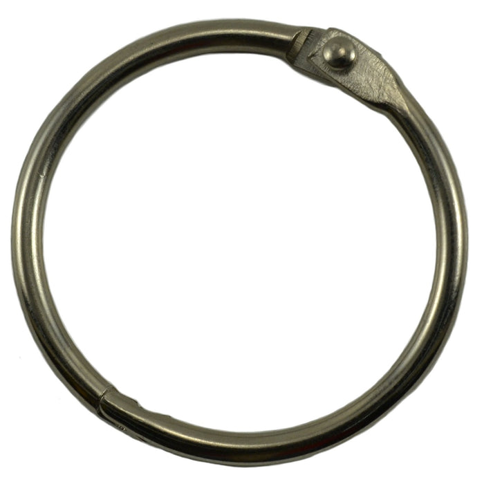 1-1/4" Nickel Binder Rings