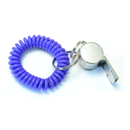 Asst Color Spiral Wrist Whistle