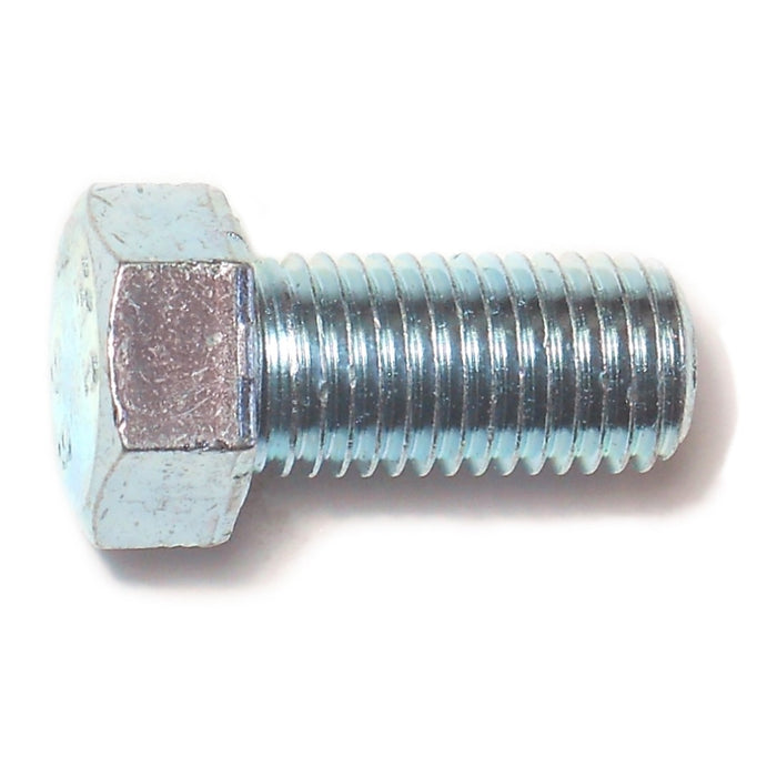 10mm-1.25 x 20mm Zinc Plated Class 8.8 Steel Fine Thread Metric JIS Hex Cap Screws