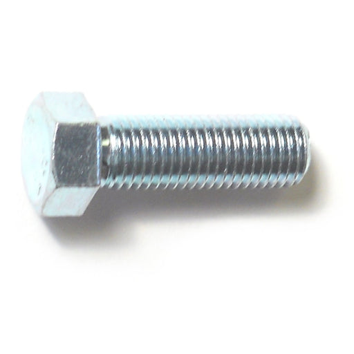 10mm-1.25 x 30mm Zinc Plated Class 8.8 Steel Fine Thread Metric JIS Hex Cap Screws