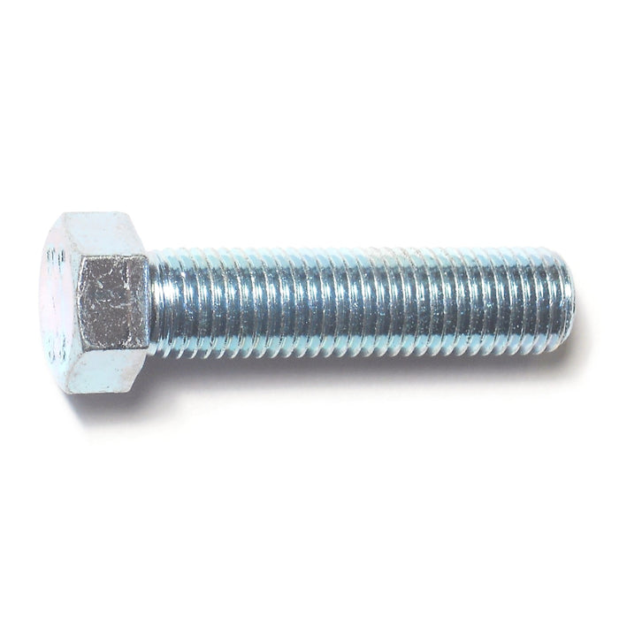 10mm-1.25 x 40mm Zinc Plated Class 8.8 Steel Fine Thread Metric JIS Hex Cap Screws