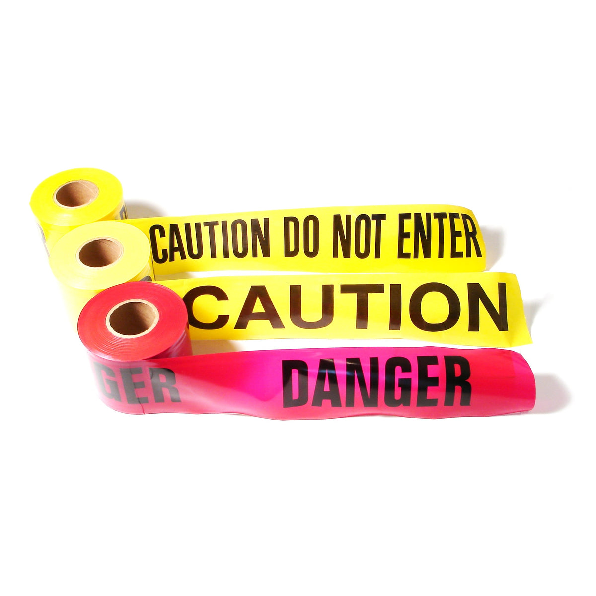 3" x 300' Yellow Caution Poly Safety Tape
