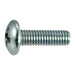 3mm-0.5 x 10mm Zinc Plated Class 4.8 Steel Coarse Thread Phillips Truss Head Machine Screws