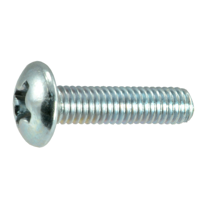 3mm-0.5 x 12mm Zinc Plated Class 4.8 Steel Coarse Thread Phillips Truss Head Machine Screws