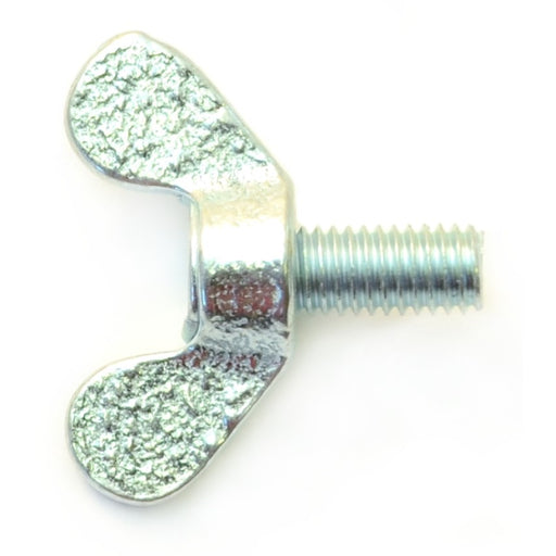 5mm-0.8 x 10mm Zinc Plated Steel Coarse Thread Thumb Screws