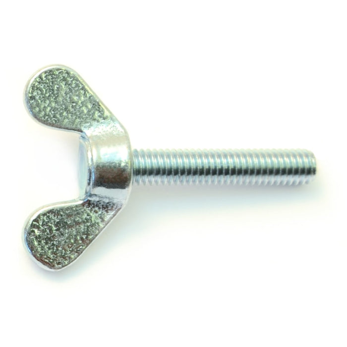 6mm-1.0 x 30mm Zinc Plated Steel Coarse Thread Thumb Screws
