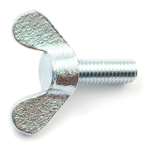 8mm-1.25 x 20mm Zinc Plated Steel Coarse Thread Thumb Screws