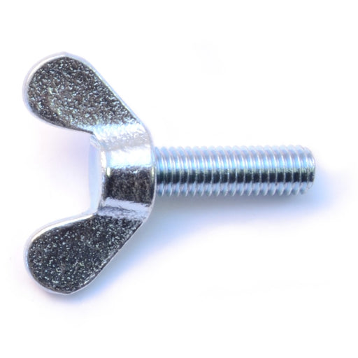 8mm-1.25 x 25mm Zinc Plated Steel Coarse Thread Thumb Screws