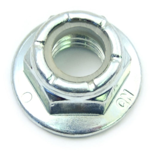 3/8"-16 Zinc Plated Grade 5 Steel Coarse Thread Flange Lock Nuts