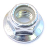 1/2"-13 Zinc Plated Grade 5 Steel Coarse Thread Flange Lock Nuts