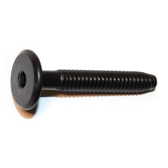 1/4"-20 x 1.57" Black Steel Coarse Thread Joint Connector Bolts