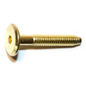 1/4"-20 x 1.57" Brass Plated Steel Coarse Thread Joint Connector Bolts