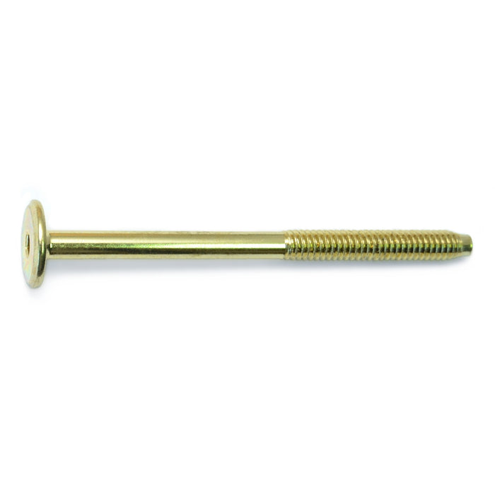 1/4"-20 x 3.55" Brass Plated Steel Coarse Thread Joint Connector Bolts