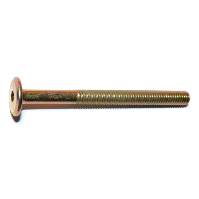 6mm-1.00 x 70mm Zinc Plated Steel Coarse Thread Joint Connector Bolts