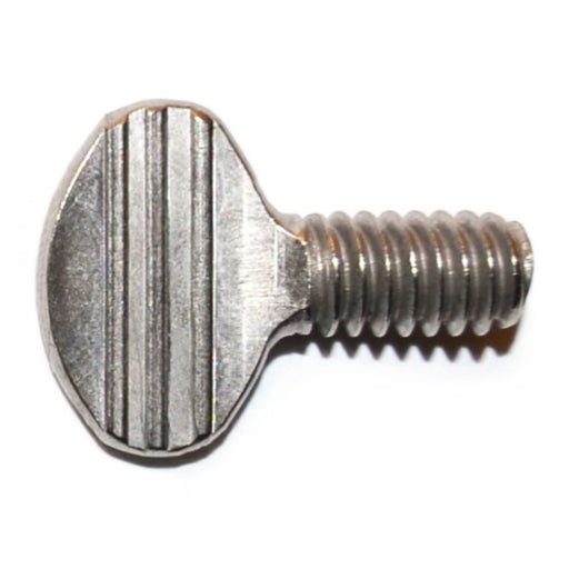 1/4"-20 x 1/2" 18-8 Stainless Steel Coarse Thread Spade Head Thumb Screws