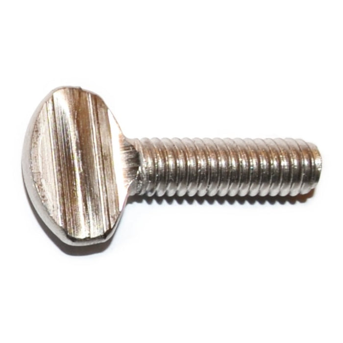 5/16"-18 x 1" 18-8 Stainless Steel Coarse Thread Spade Head Thumb Screws