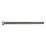 #10-24 x 4" 18-8 Stainless Steel Coarse Thread Phillips Oval Head Machine Screws