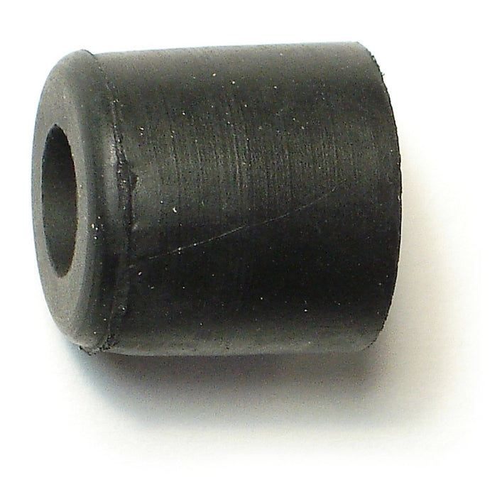 5/8" x 5/8" H Recessed Black Rubber Bumpers