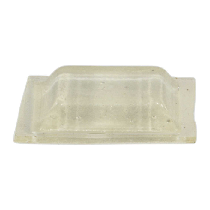 1/2" x 1/8" Clear Rubber Self Sticking Bumpers