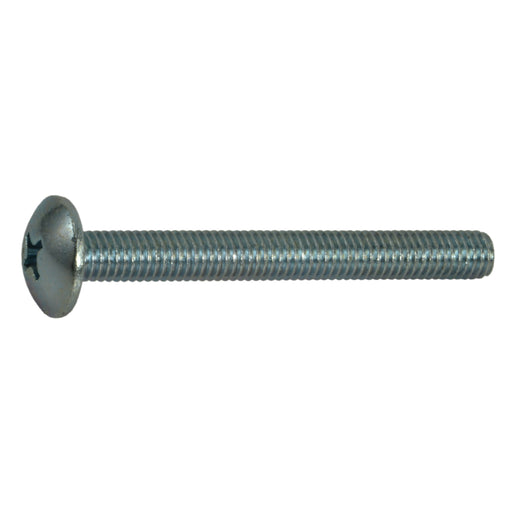 5mm-0.8 x 45mm Zinc Plated Class 4.8 Steel Coarse Thread Phillips Truss Head Machine Screws