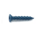 3/16" x 1-1/4" Blue Ruspert Coated Steel Star Drive Flat Head TorqueMaster Masonry Screws