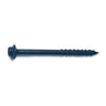 5/16" x 4" Blue Ruspert Coated Steel Star Drive Hex Washer Head TorqueMaster Masonry Screws