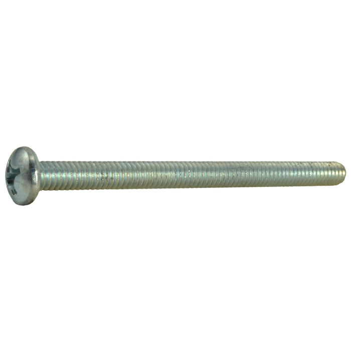 #12-24 x 3" Zinc Plated Steel Coarse Thread Phillips Pan Head Machine Screws