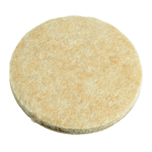 2" Round Tan Adhesive Felt Pad